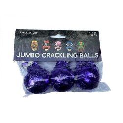 Pyrocentury Jumbo crackling Balls - 3er Päckchen